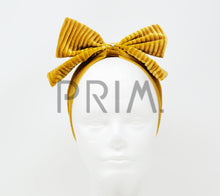 Load image into Gallery viewer, VELVET RIBBED BOW BABY HEADBAND
