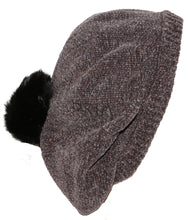 Load image into Gallery viewer, CHENILLE LUREX SNOOD POM POM
