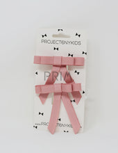 Load image into Gallery viewer, GROSGRAIN BOW CLIP 2 PIECE SET