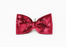 Load image into Gallery viewer, VELVET STAR BOW CLIP