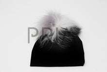 Load image into Gallery viewer, BABY HAT WITH FUR POM POM