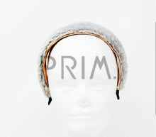 Load image into Gallery viewer, FUR WITH GOLD SPECS COVERED HEADBAND