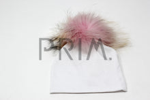 Load image into Gallery viewer, BABY HAT WITH FUR POM POM