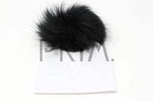 Load image into Gallery viewer, BABY HAT WITH FUR POM POM