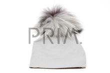 Load image into Gallery viewer, BABY HAT WITH FUR POM POM