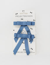Load image into Gallery viewer, GROSGRAIN BOW CLIP 2 PIECE SET