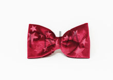 Load image into Gallery viewer, VELVET STAR BOW CLIP