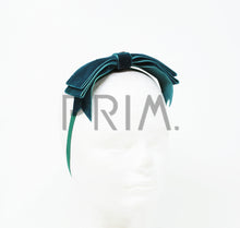Load image into Gallery viewer, FLAT VELVET BOW BABY HEADBAND