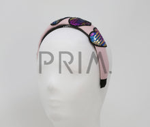 Load image into Gallery viewer, TWO WAY SEQUIN HEART PADDED HEADBAND