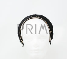 Load image into Gallery viewer, FUR WITH GOLD SPECS COVERED HEADBAND