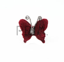 Load image into Gallery viewer, FUR BUTTERFLY CLIPS