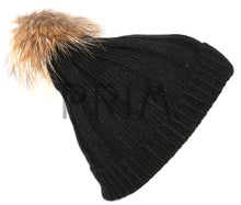 Load image into Gallery viewer, GENUINE FUR POM POM HAT