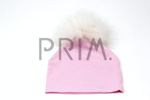 Load image into Gallery viewer, BABY HAT WITH FUR POM POM