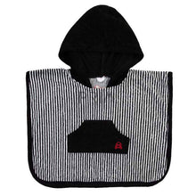 Load image into Gallery viewer, MISS MINI BOYS PINSTRIPE PONCHO
