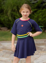 Load image into Gallery viewer, MISS MINI NEON TOP &amp; SKIRT SET
