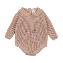 Load image into Gallery viewer, ANALOGIE POINTELLE COLLAR KNIT ROMPER
