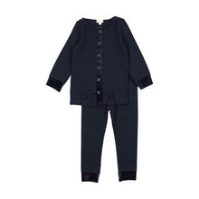 Load image into Gallery viewer, LIL LEGS VELOUR TRIM LOUNGE SET
