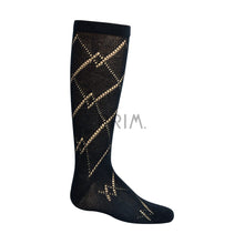 Load image into Gallery viewer, ZUBII DOUBLE DIAMOND CROCHET KNEE SOCK
