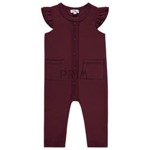 Load image into Gallery viewer, PIXIE FLATLOCK STITCH RIBBED RUFFLE ROMPER
