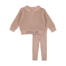 Load image into Gallery viewer, ANALOGIE POINTELLE COLLAR KNIT SET

