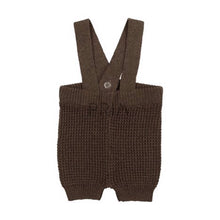 Load image into Gallery viewer, ANALOGIE WAFFLE KNIT SHORT OVERALLS

