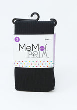 Load image into Gallery viewer, MEMOI THIN RIBBED COTTON TIGHTS

