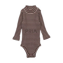 Load image into Gallery viewer, LIL LEGS STRIPE MOCKNECK ONESIE
