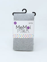 Load image into Gallery viewer, MEMOI THIN RIBBED COTTON TIGHTS
