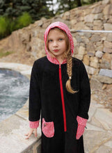 Load image into Gallery viewer, MISS MINI PINSTRIPE TERRY COVER UP ONE PIECE

