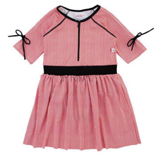 Load image into Gallery viewer, MISS MINI PINSTRIPE SWIM DRESS W/ SNAPS
