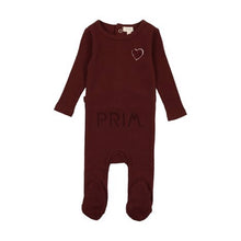 Load image into Gallery viewer, LIL LEGS HEART APPLIQUE FOOTIE
