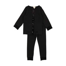 Load image into Gallery viewer, LIL LEGS VELOUR TRIM LOUNGE SET
