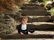 Load image into Gallery viewer, MISS MINI BOYS LOUNGE SHABBOS ROMPER
