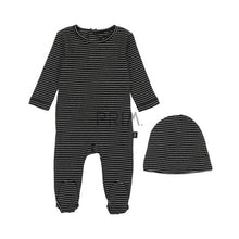 Load image into Gallery viewer, PINSTRIPE FOOTIE
