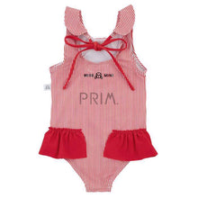 Load image into Gallery viewer, MISS MINI GIRLS PINSTRIPE SWIMSUIT
