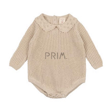 Load image into Gallery viewer, ANALOGIE POINTELLE COLLAR KNIT ROMPER
