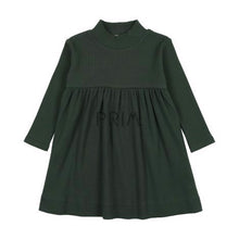 Load image into Gallery viewer, LIL LEGS RIB MOCKNECK DRESS
