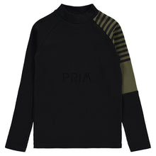 Load image into Gallery viewer, STRIPED RIBBED MOCK NECK
