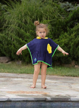Load image into Gallery viewer, MISS MINI NEON TERRY PONCHO
