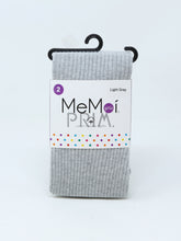 Load image into Gallery viewer, MEMOI THIN RIBBED COTTON TIGHTS
