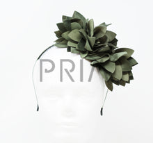 Load image into Gallery viewer, DOUBLE SIDE FLOWER WITH BUTTON HEADBAND
