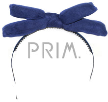 Load image into Gallery viewer, SUEDE RIBBED PUFFY BOW HEADBAND

