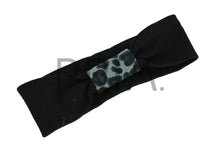 Load image into Gallery viewer, DACEE LEOPARD CORDUROY TURBAN CENTER JUNIOR HEADWRAP
