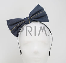 Load image into Gallery viewer, ZIPPER BOW HEADBAND
