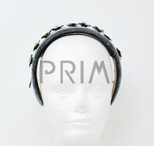 Load image into Gallery viewer, METALLIC FLOWERS COVERED HEADBAND
