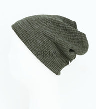 Load image into Gallery viewer, DACEE HEATHERED KNIT RIBBED BEANIE
