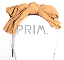 Load image into Gallery viewer, WIDE RIBBED BOW HEADBAND

