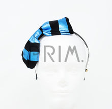Load image into Gallery viewer, STRIPED METALLIC BOW HEADBAND
