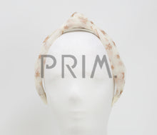 Load image into Gallery viewer, METALLIC STARS TULLE KNOT HEADBAND
