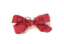 Load image into Gallery viewer, MULTI EDGE DENIM TIE BOW CLIP
